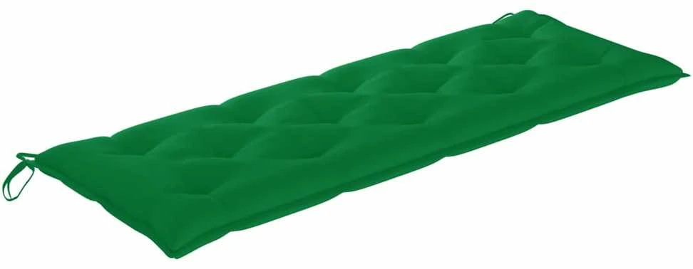 Trivietis sodo suoliukas su pagalvėle, 150cm, eukalipto masyvas