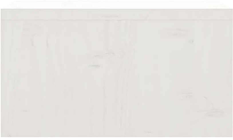 Monitoriaus stovas, baltas, 50x27x15cm, pušies medienos masyvas