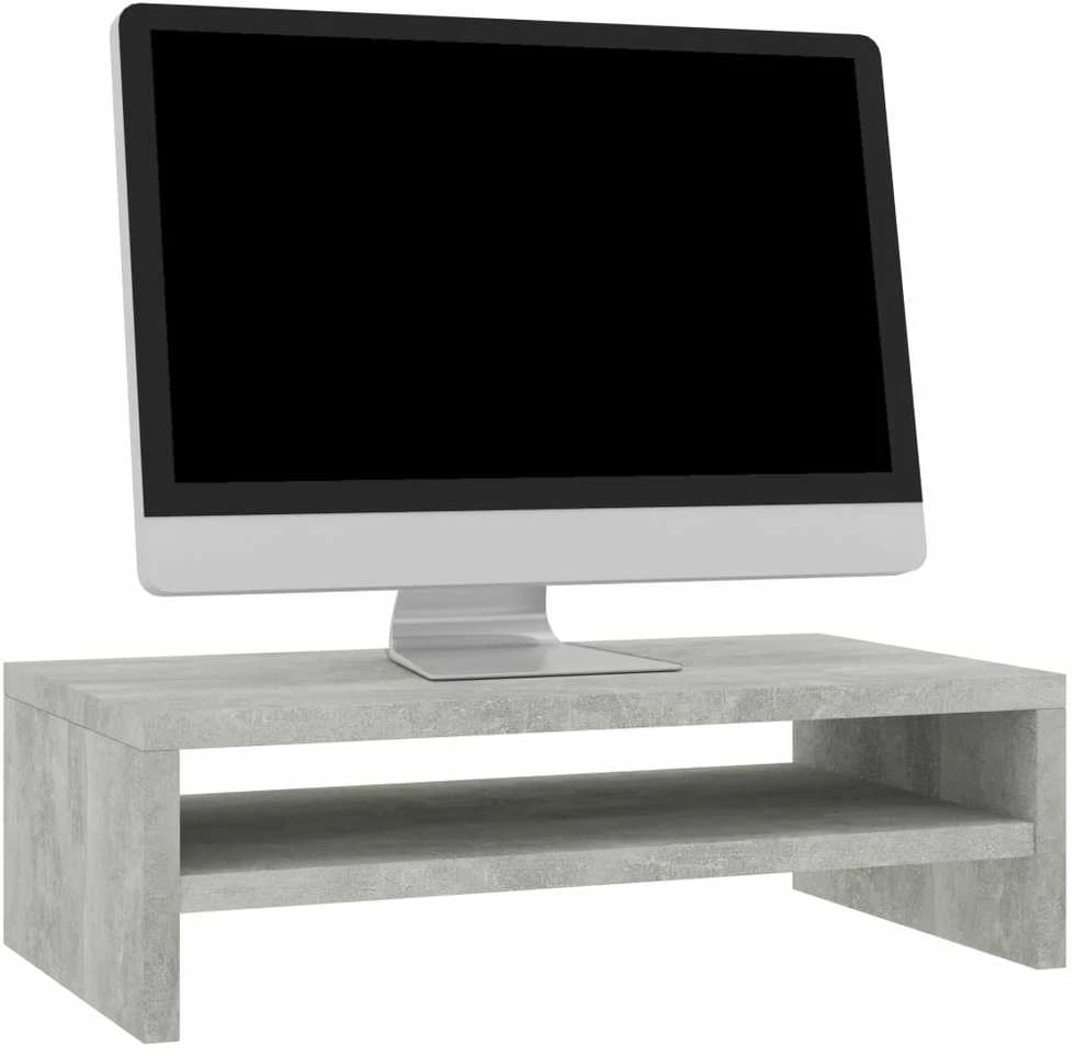 Monitoriaus stovas, betono, 42x24x13cm, apdirbta mediena