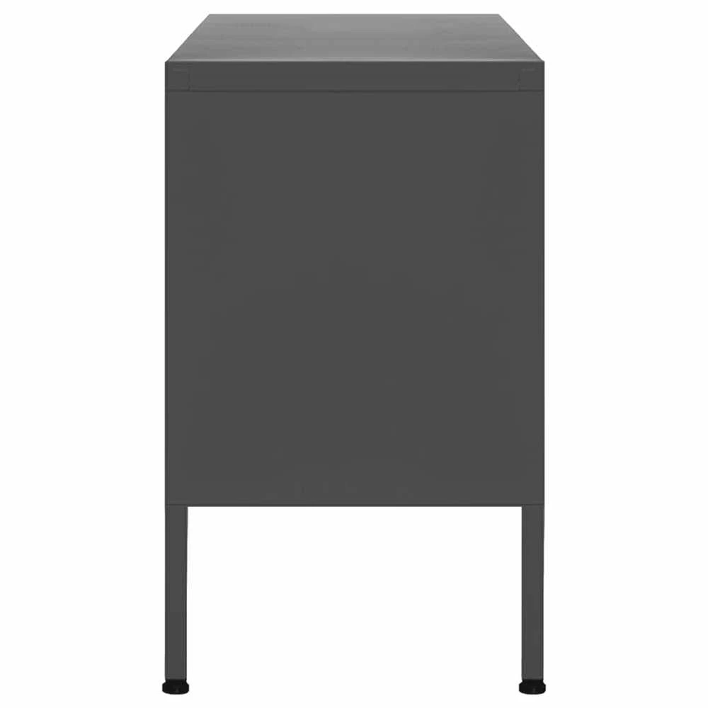 TV staliukas Televizoriaus spintelė, antracito spalvos, 105x35x50cm, plienas