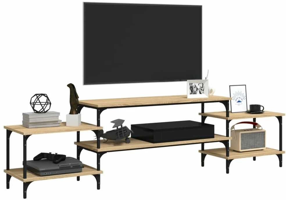 TV staliukas Televizoriaus spintelė, ąžuolo, 197x35x52cm, apdirbta mediena