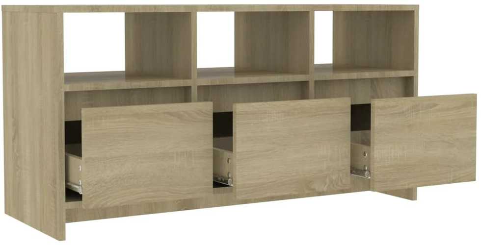 TV staliukas Televizoriaus spintelė, ąžuolo, 102x37,5x52,5cm, mediena