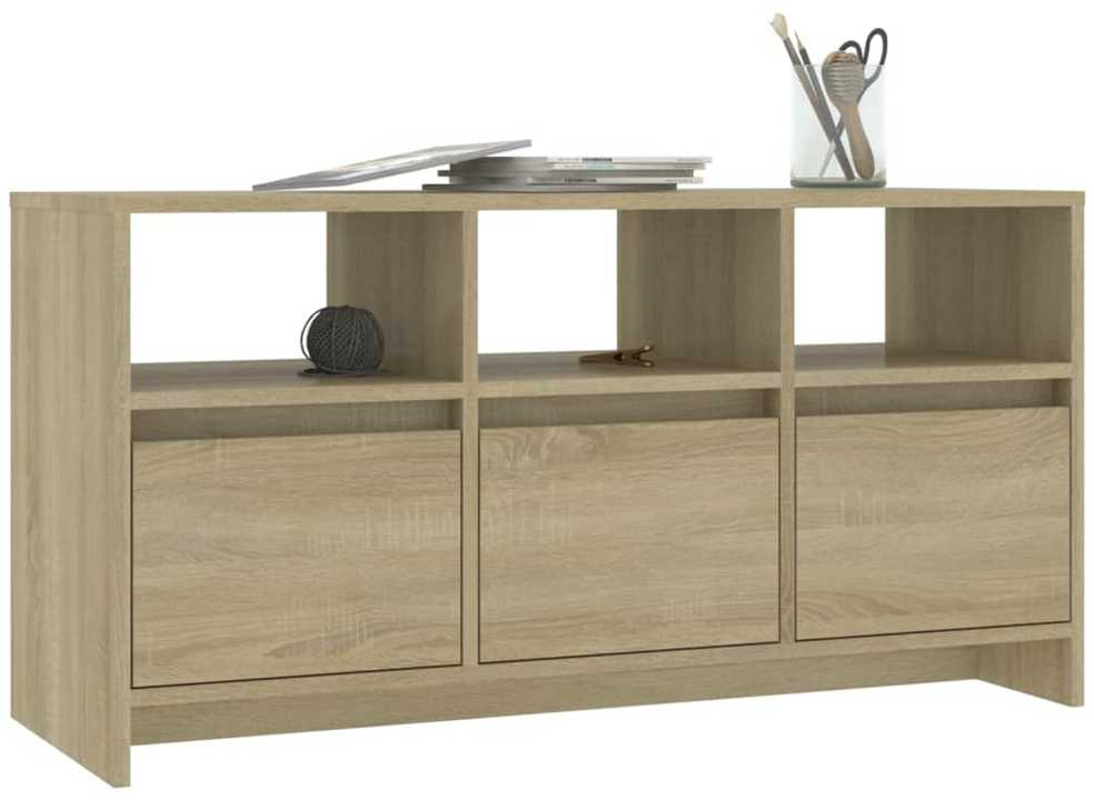 TV staliukas Televizoriaus spintelė, ąžuolo, 102x37,5x52,5cm, mediena