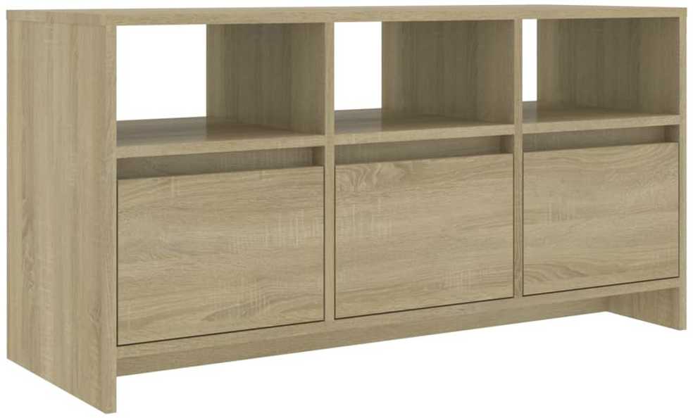 TV staliukas Televizoriaus spintelė, ąžuolo, 102x37,5x52,5cm, mediena