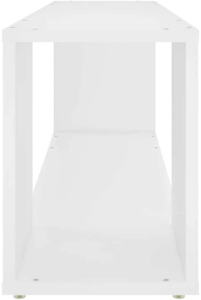 Televizoriaus spintelė, balta, 100x24x32cm, apdirbta mediena