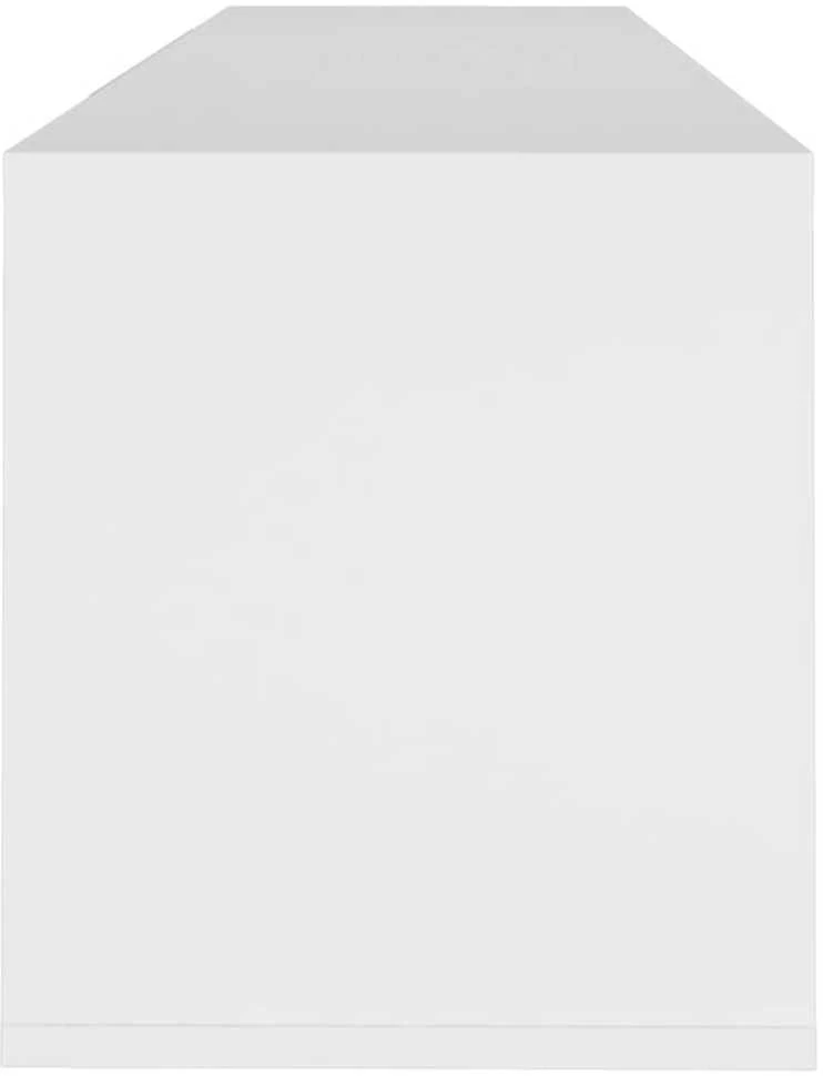 TV staliukas Televizoriaus spintelė, balta, 120x30x40,5 cm, apdirbta mediena