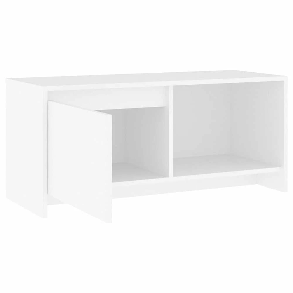 TV staliukas Televizoriaus spintelė, baltos spalvos, 90x35x40cm, MDP