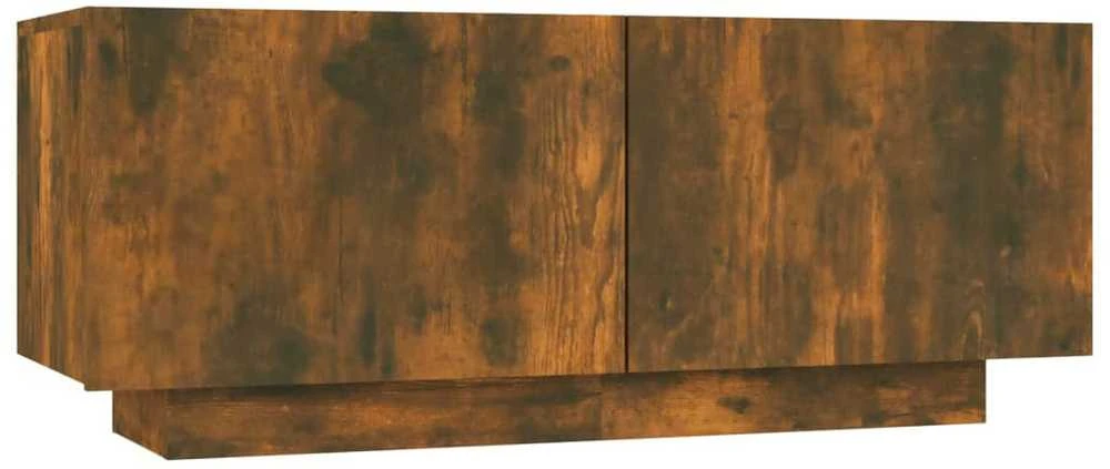 TV staliukas Televizoriaus spintelė, dūminio ąžuolo, 100x35x40cm, mediena