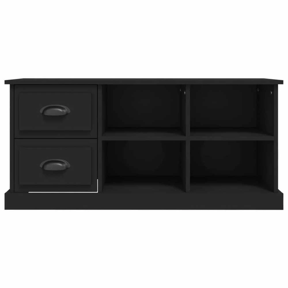TV staliukas Televizoriaus spintelė, juoda, 102x35,5x47,5cm, mediena