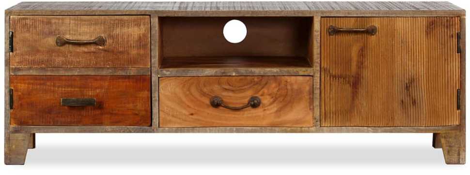TV staliukas Televizoriaus spintelė, mediena, vint. stil., 118x30x40cm