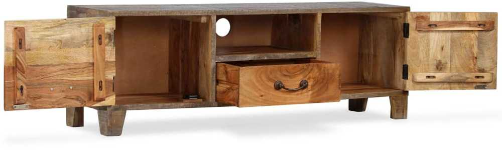 TV staliukas Televizoriaus spintelė, mediena, vint. stil., 118x30x40cm