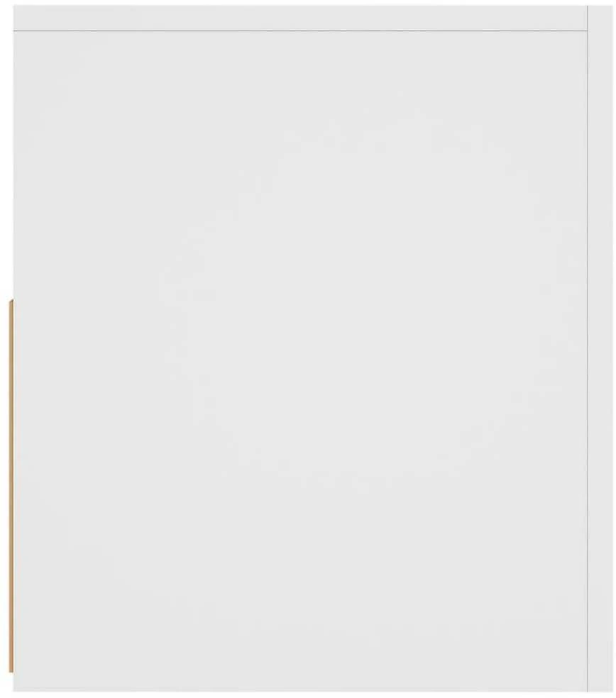 TV staliukas Televizoriaus spintelė su LED apšvietimu, balta, 120x35x40cm