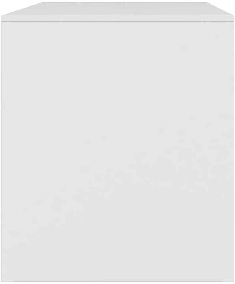 TV staliukas Televizoriaus spintelės, 2vnt., baltos, 67x39x44cm, plienas