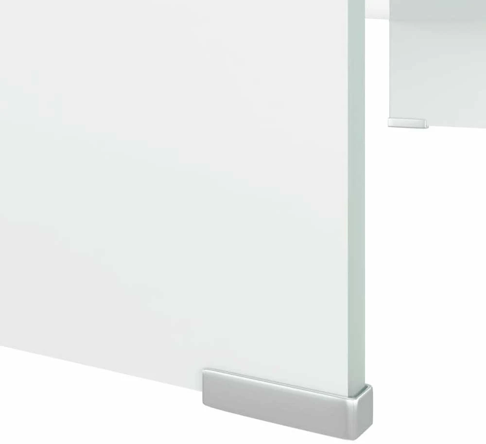 TV stovas/monitoriaus pakyla, žalias, 80x30x13cm, stiklas
