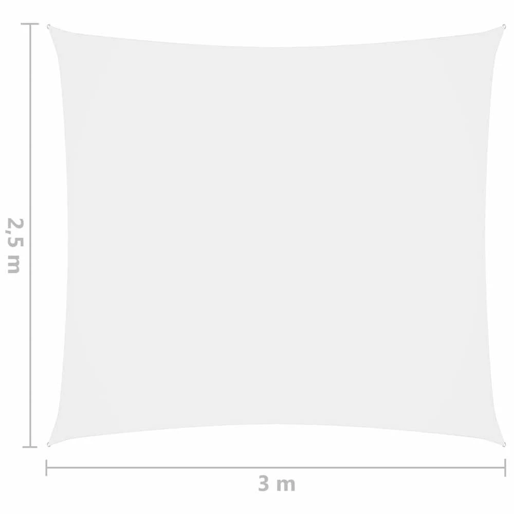 Uždanga nuo saulės, balta, 2,5x3m, oksfordo audinys