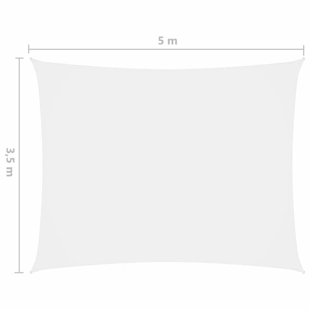 Uždanga nuo saulės, balta, 3,5x5m, oksfordo audinys
