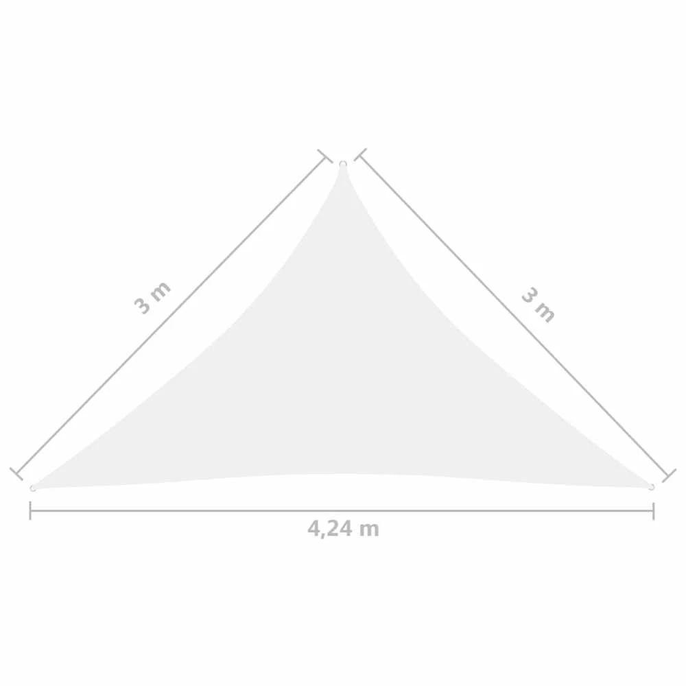 Uždanga nuo saulės, balta, 3x3x4,24m, oksfordo audinys