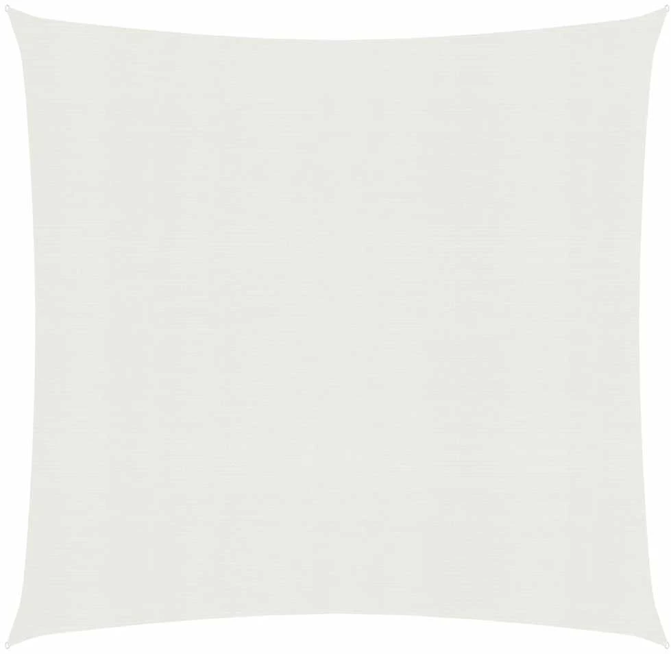 Uždanga nuo saulės, baltos spalvos, 2,5x2,5m, HDPE, 160g/m²