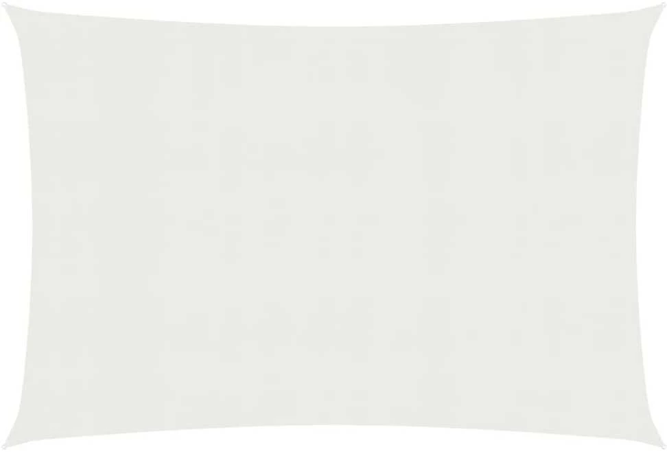 Uždanga nuo saulės, baltos spalvos, 2,5x4,5m, HDPE, 160g/m²