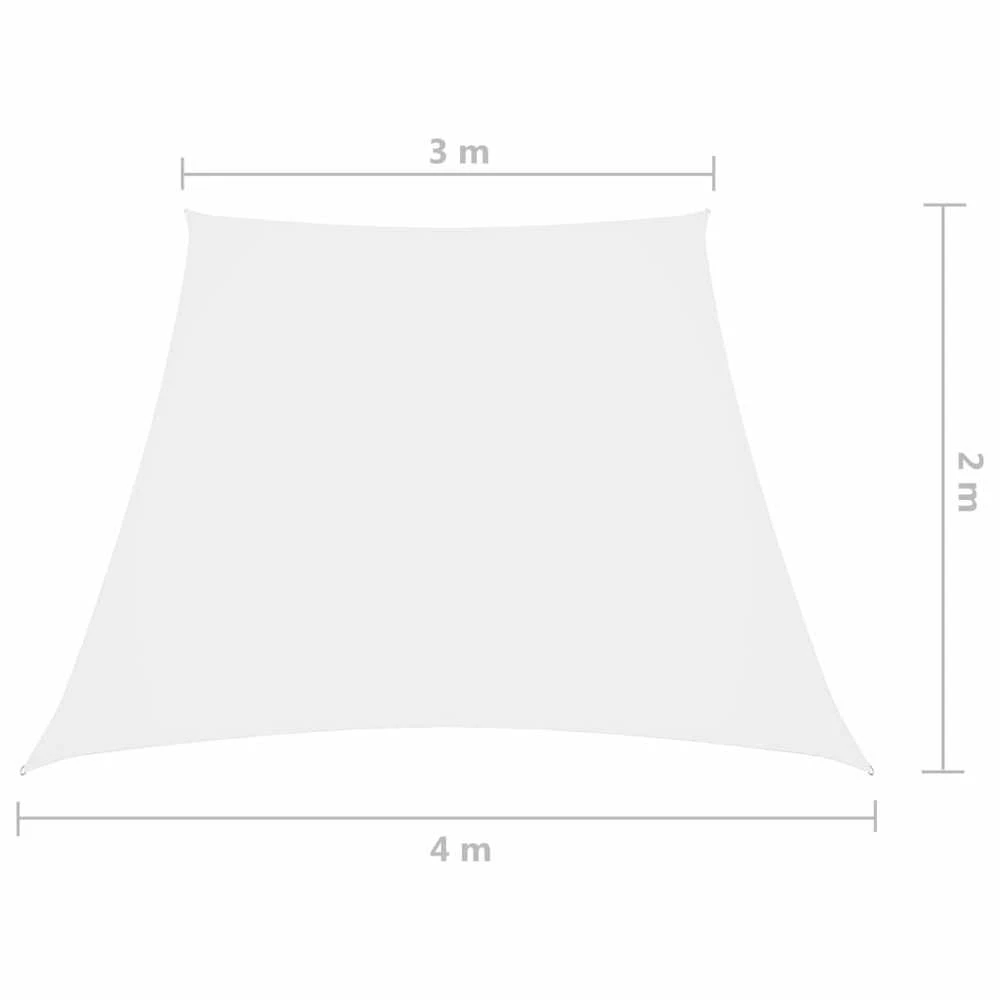 Uždanga nuo saulės, baltos spalvos, 2/4x3m, oksfordo audinys