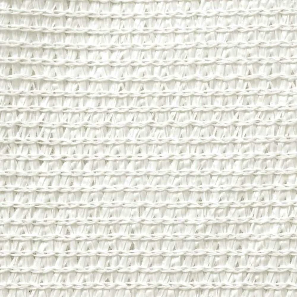 Uždanga nuo saulės, baltos spalvos, 3/4x3m, HDPE, 160g/m²