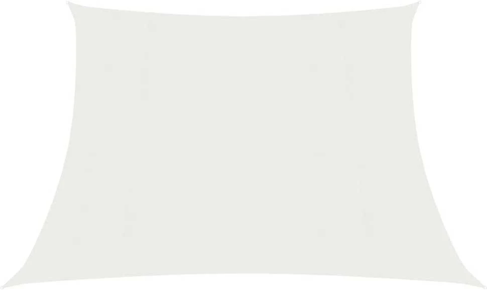 Uždanga nuo saulės, baltos spalvos, 4/5x3m, HDPE, 160g/m²