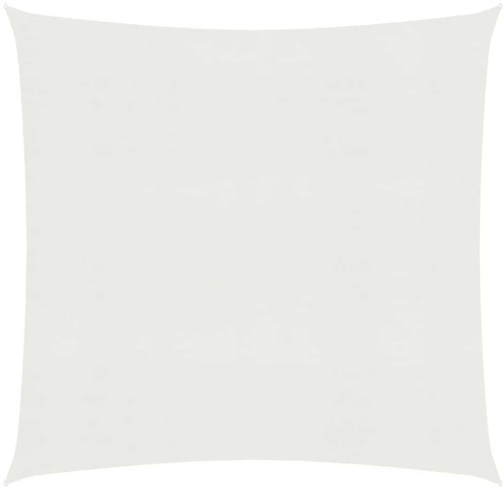 Uždanga nuo saulės, baltos spalvos, 4,5x4,5m, HDPE, 160g/m²