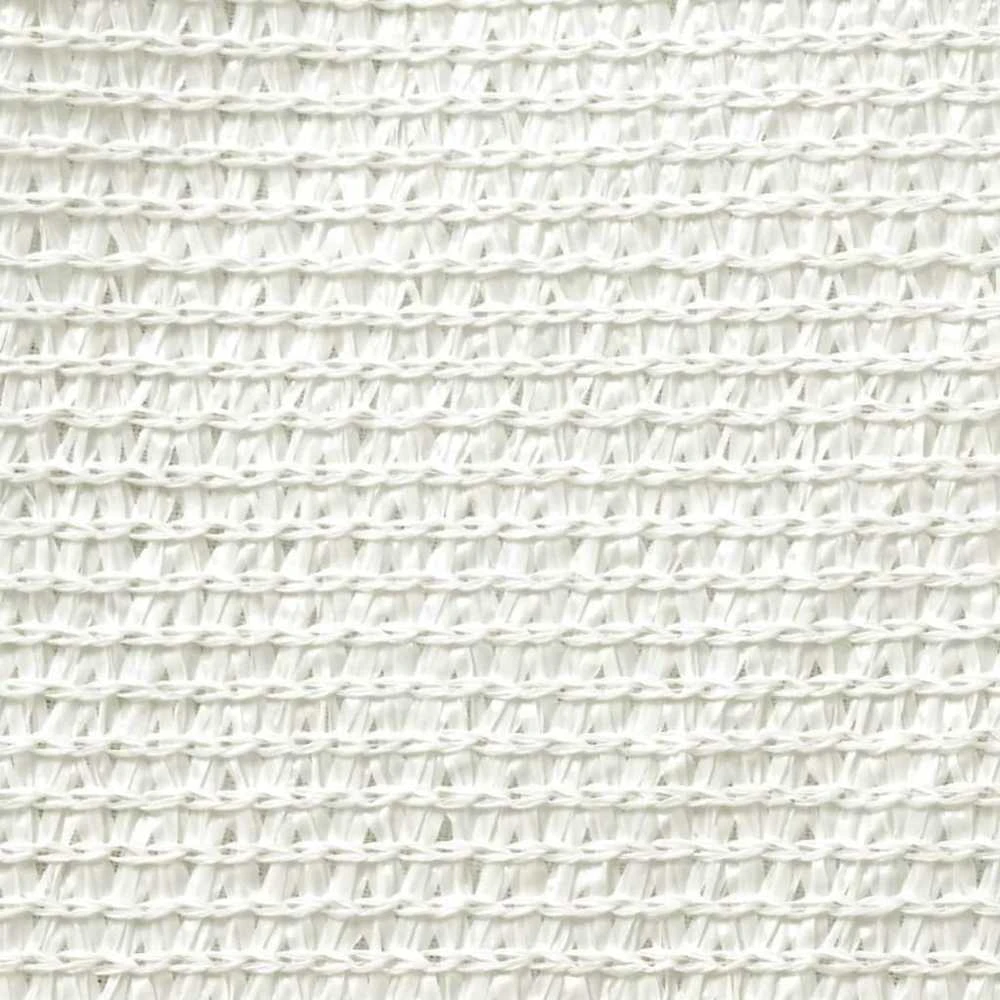 Uždanga nuo saulės, baltos spalvos, 6x6x6m, HDPE, 160g/m²