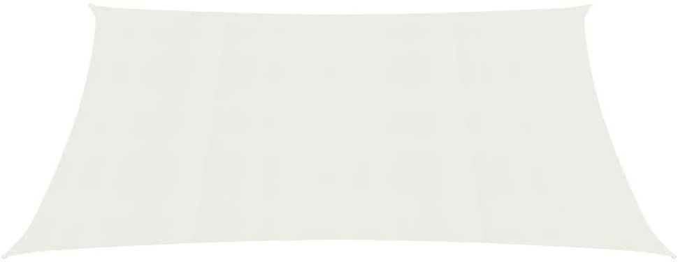 Uždanga nuo saulės, baltos spalvos, 6x7m, HDPE, 160g/m²