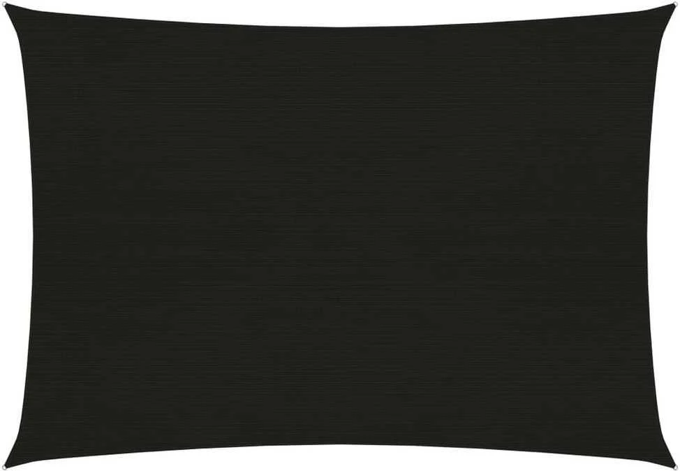 Uždanga nuo saulės, juodos spalvos, 3,5x5m, HDPE, 160g/m²