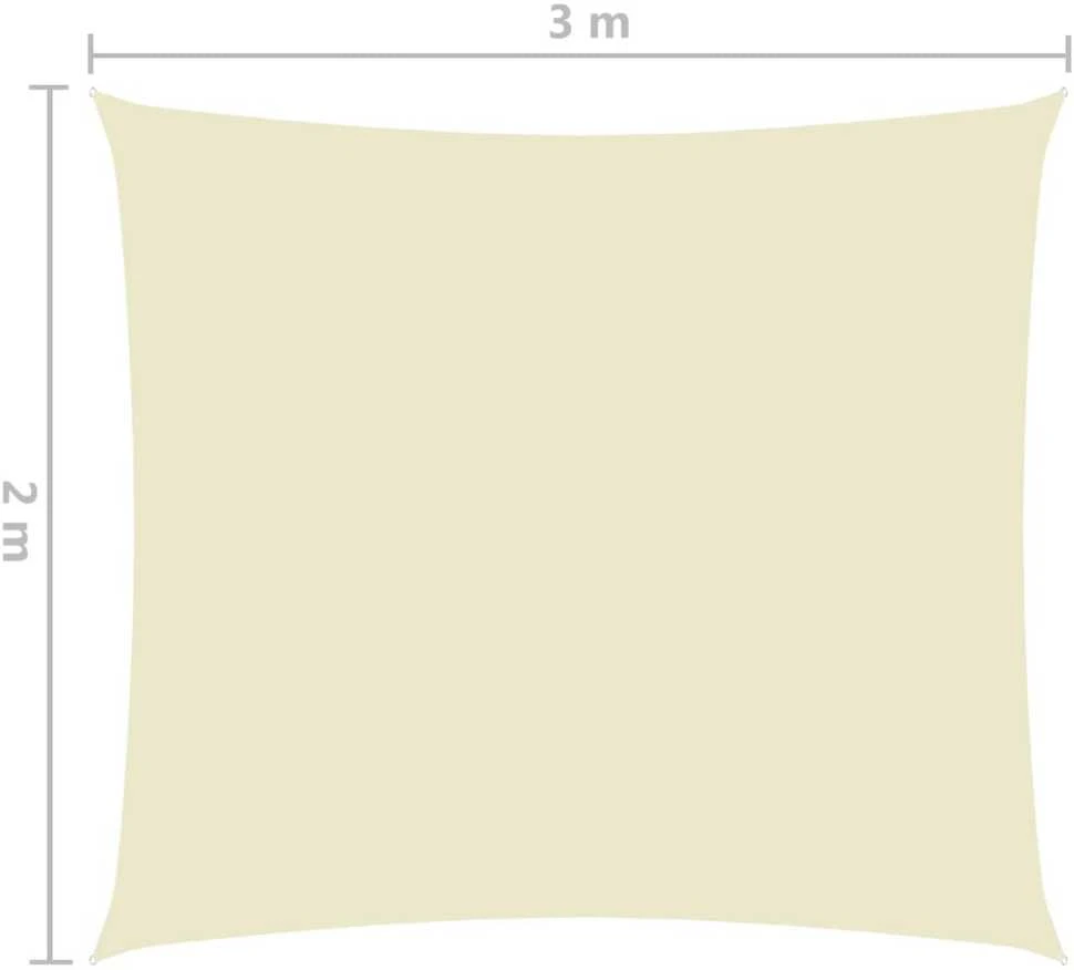 Uždanga nuo saulės, kreminė, 2x3m, oksfordo audinys