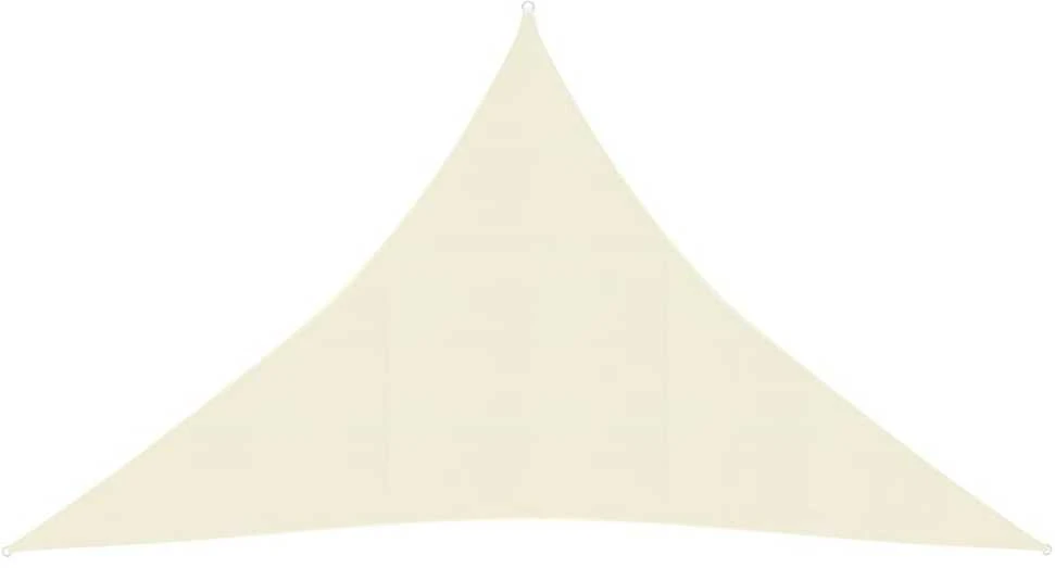 Uždanga nuo saulės, kreminė, 3,5x3,5x4,9m, HDPE, 160g/m²