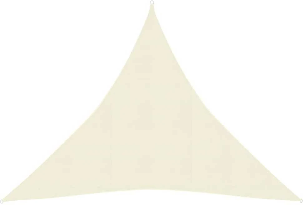 Uždanga nuo saulės, kreminės spalvos, 3x3x3m, HDPE, 160g/m²