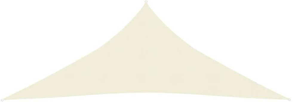 Uždanga nuo saulės, kreminės spalvos, 3x3x3m, HDPE, 160g/m²