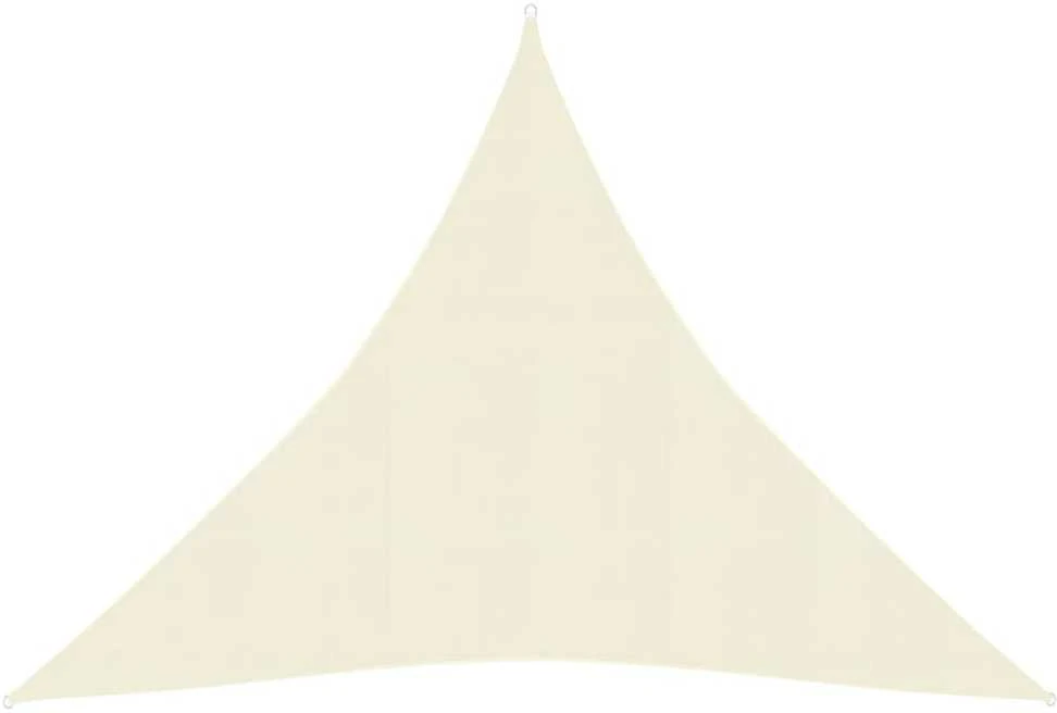Uždanga nuo saulės, kreminės spalvos, 4x4x4m, HDPE, 160g/m²