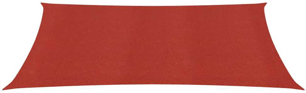 Uždanga nuo saulės, raudonos spalvos, 2x3m, HDPE, 160g/m²