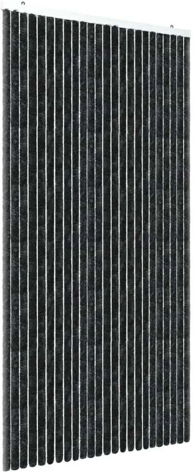 Užuolaida nuo vabzdžių, antracito sp., 100x220cm, šenilis