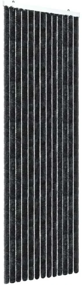 Užuolaida nuo vabzdžių, antracito sp., 56x185cm, šenilis