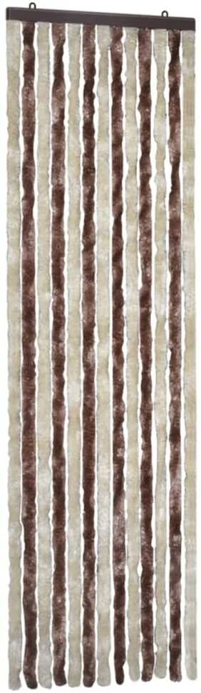 Užuolaida nuo vabzdžių, smėl. ir švies. rud., 56x185 cm šenilis