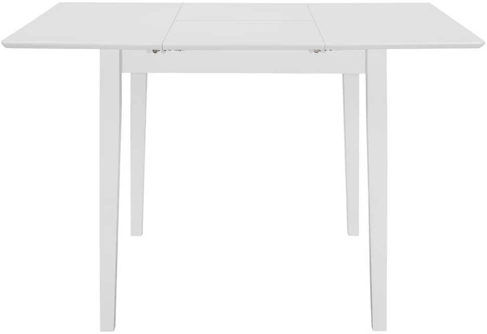 Valgomojo baldų komplektas, 5d., baltos sp., MDF