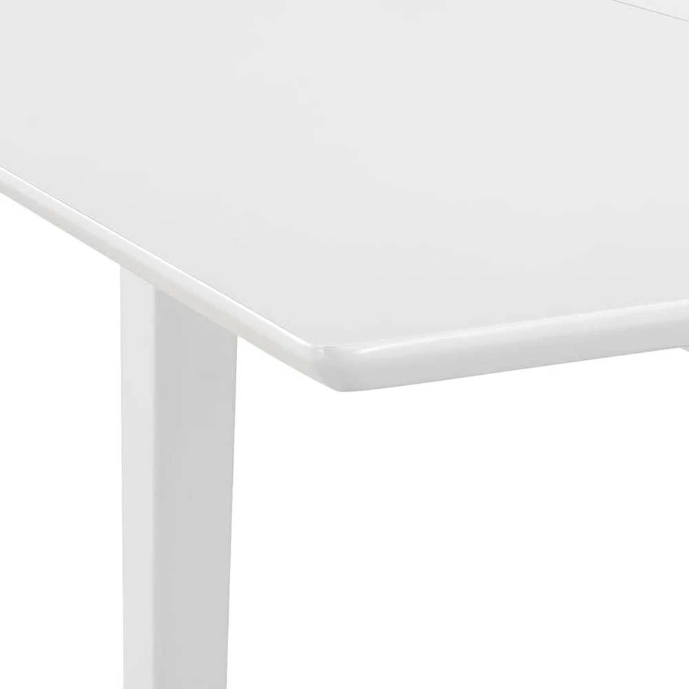 Valgomojo baldų komplektas, 5d., baltos sp., MDF