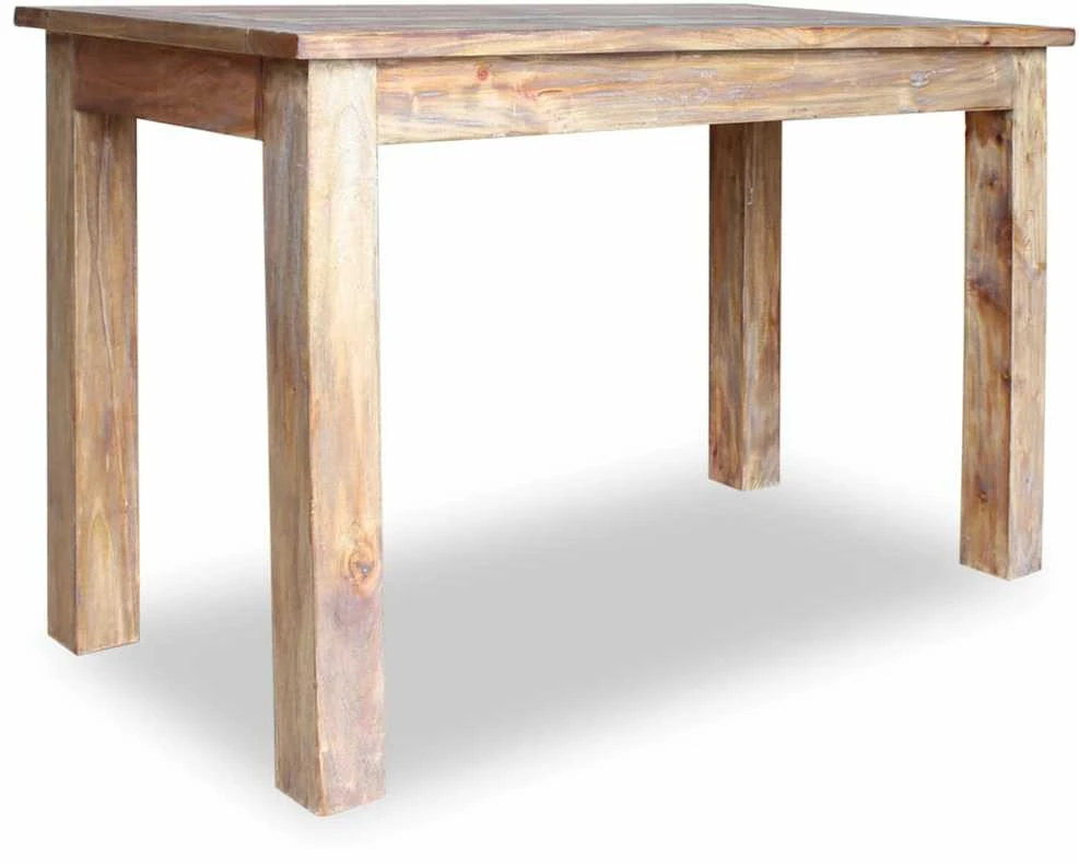 Valgomojo stalas, 120x60x77cm, raudonmedžio medienos masyvas