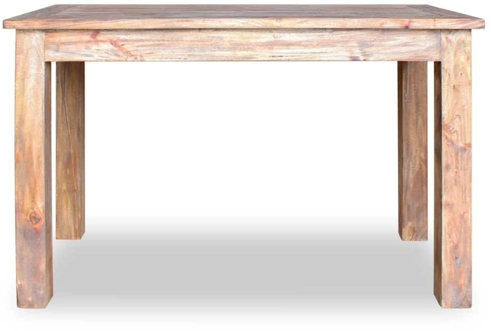 Valgomojo stalas, 120x60x77cm, raudonmedžio medienos masyvas