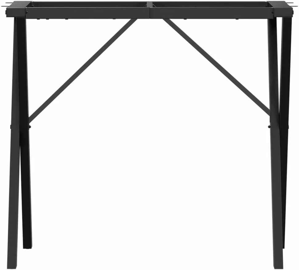 Valgomojo stalo kojos, 80x40x73cm, ketus, X formos rėmas