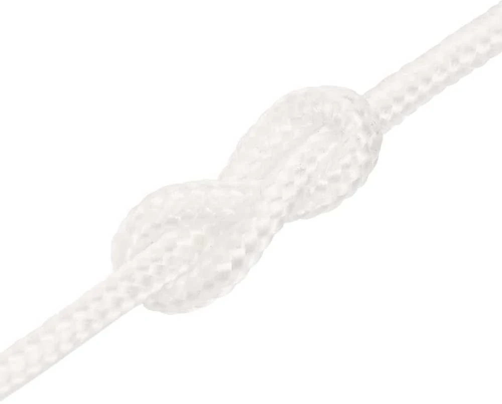 Valties virvė, visiškai balta, 4mm, 100m, polipropilenas