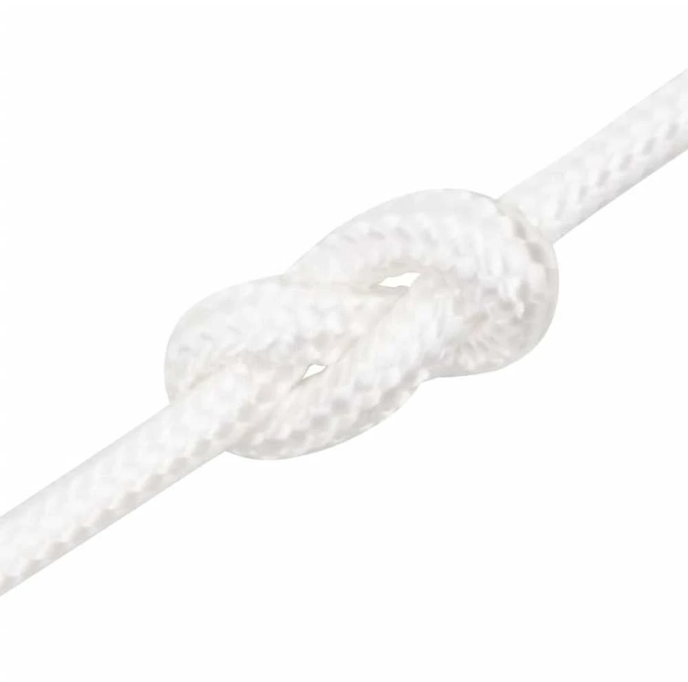 Valties virvė, visiškai balta, 6mm, 25m, polipropilenas