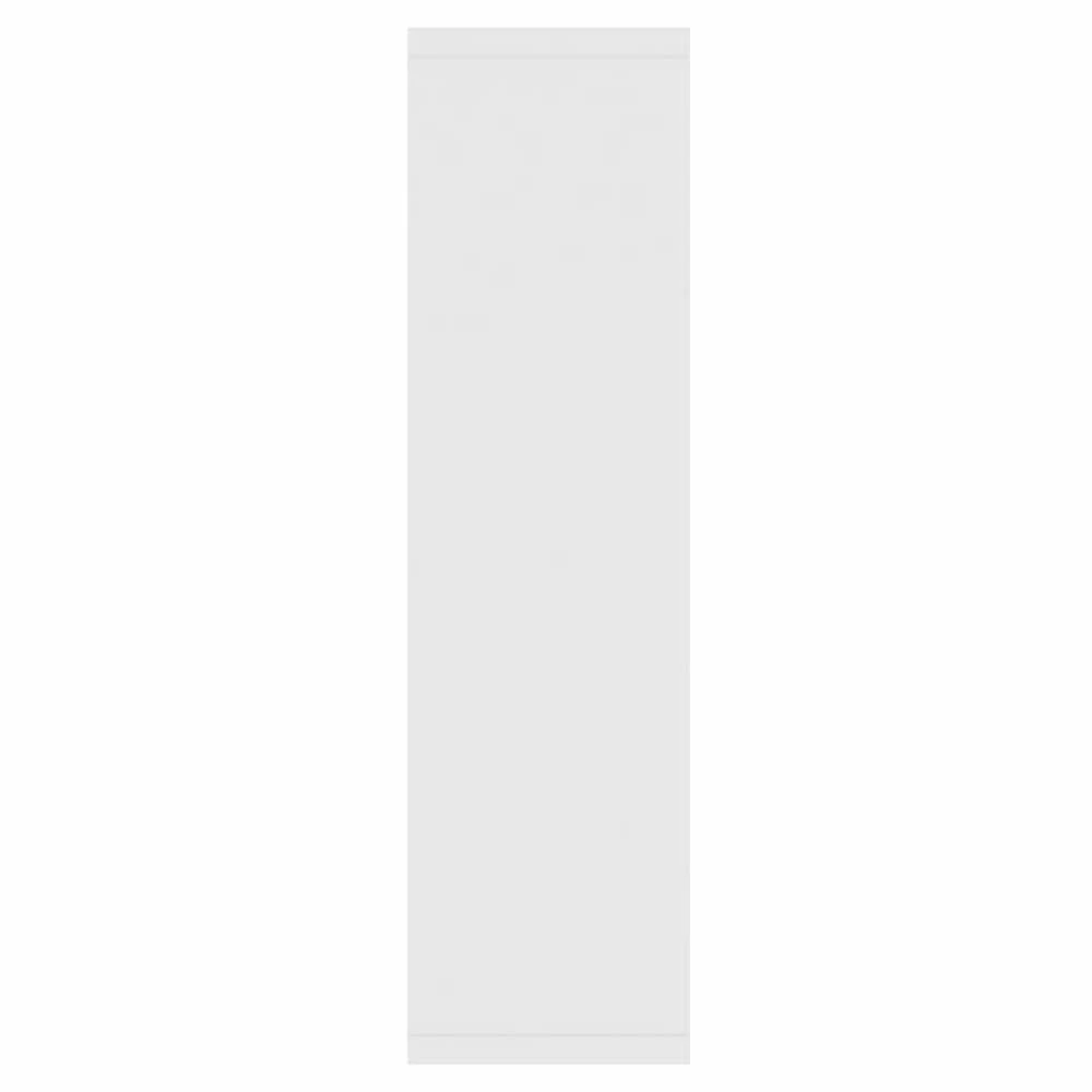 Veidrodinė spintelė su LED apšvietimu, balta, 76x15x55cm