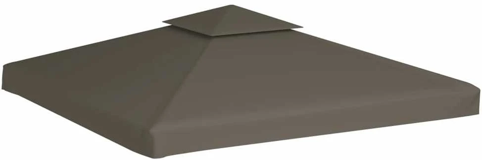 Viršutinis pavėsinės uždangalas, 2 aukštų, taupe, 310g/m², 3x3m