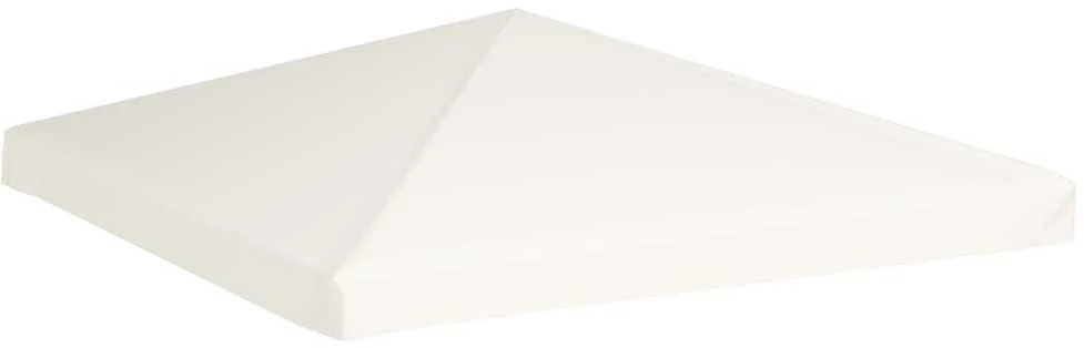 Viršutinis pavėsinės uždangalas, 310 g/m², 3x3m, baltas