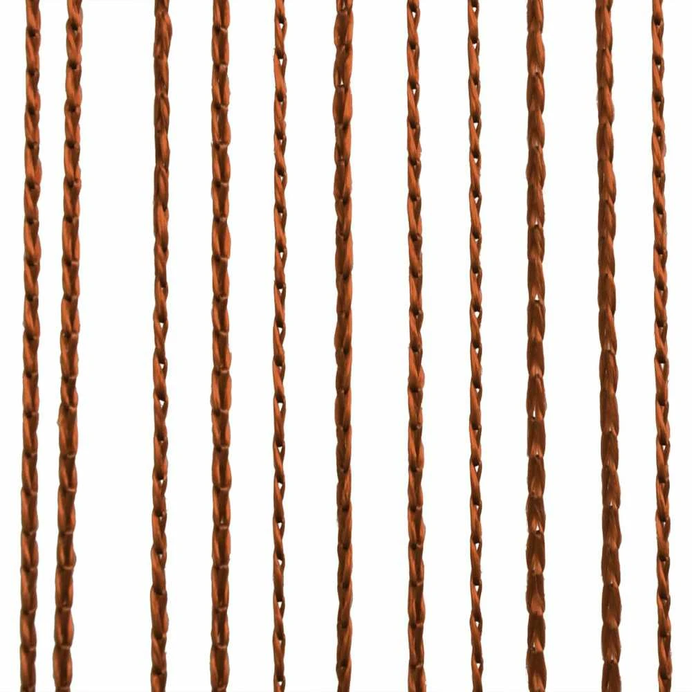 Virvelinės užuolaidos, 2vnt., 100x250cm, rudos spalvos